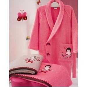 Jalla Junior shawl collar bathrobe - LI ...