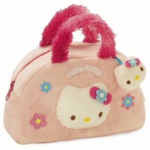 Hello Kitty - Sac Bowling Peluche 18 cm  (Import Grande Bretagne)