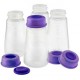 Lot de 4 flacons de conservation