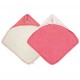 Lodger - BB003 - Sortie de bain - Rouge-Bubbler - 100% Coton - Réversible