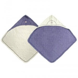 Lodger - BB005 - Sortie de bain - Purple-Bubbler - 100% Coton - Réversible