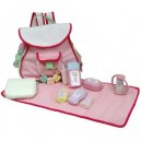 Logitoys - 113865 - Poupées  - Sac A Langer A Dos + 11 Accessoires + Matelas A Langer