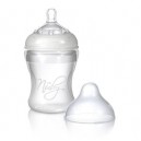 Nuby Biberon nuby sans bisphénol Silicone 210ml + doseur lait