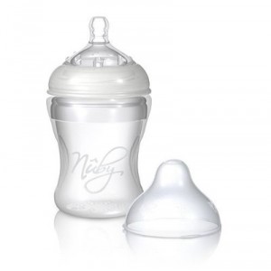Nuby Nuby BPA Free Bottle + Silicone 210ml milk dispenser