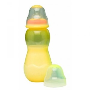 Nuby - ID1062W - Biberon en Polypropylène à Col Standard - 300 ml - Jaune