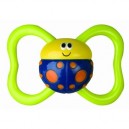 Nuby - ID5967LFSN4 - Lot de 2 Sucettes -Funcky - Embout Silicone Orthodontique - Tortue / Abeille