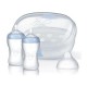 Stérilisateur vapeur pour micro-ondes (modèle compact) + 2 biberons 330 ml