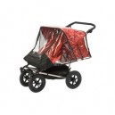 Protection pluie pour Duo de MOUNTAIN BUGGY Transparent