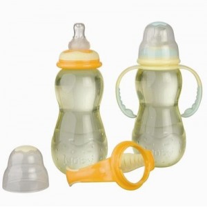 Nuby - Bottle 300 ml Col Standard - Anti Tetine 4M + Drop