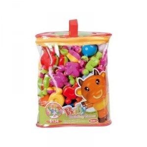 Toy Partner - HKT8134 - Educational game early age - Shape and color - Baby Bag Constructions
