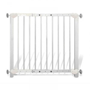 Pinolino - 171417 - Barrière de Sécurité bébé pour Escaliers et Portes - Blanche