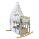 roba - 8943 V55 - Berceau à bascule "Babysitter" 4 en 1 - 80 x 43 cm - Dimensions totales : 85 x 48 ...