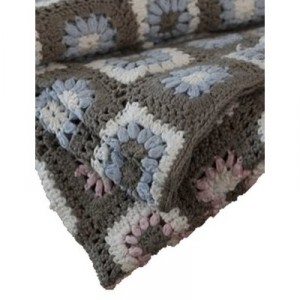 Snuggle Sac - 876 - Couverture en coton crocheté - Bleu (Import Grande Bretagne)