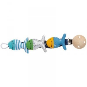 Sigikid 49939 - pacifier clip fish (Germany Import)