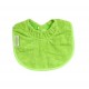 Silly billyz - 12602 - Bavoir - Mini Coton avec Col-Anti Fuite - Citron Vert - 0- 24 mois