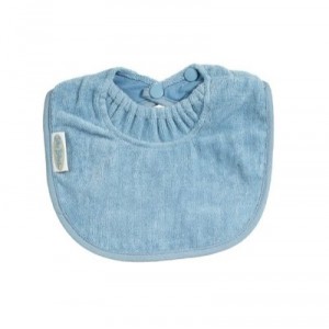 Silly Billyz - 12609 - Bib - Cotton with Mini Pass Anti Leak - Blue - 0 - 24 months