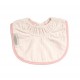 Silly billyz - 12612 - Bavoir - Mini Coton avec Col-Anti Fuite - Rose Pale - 0- 24 mois