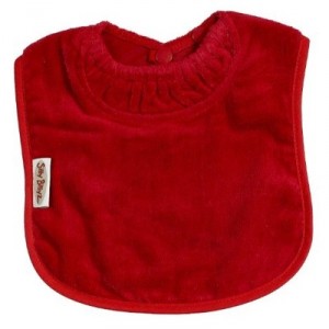 Silly Billyz - 22604 - Bib - Cotton with Junior Col Anti-Leak - Red - 3-36 months