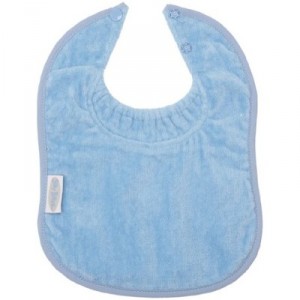 Silly Billyz - 22609 - Bib - Cotton with Junior Col Anti-Leak - Blue - 3-24 months