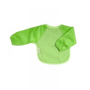 Silly Billyz - 3055252 - Bib - Long Sleeve Fleece - Fern and Moss - 6-24 months