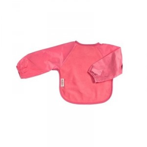 Silly Billyz - 3060303 - Bib - Long Sleeve Fleece - Pink - 6-24 months