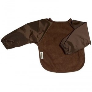 Silly Billyz - 3061515 - Bib - Long Sleeve Fleece - Chocolate - 6-24 months