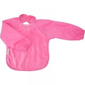 Silly Billyz - 3260303 - Bib - Long Sleeves Cotton with Pass Anti Leak - Pink - 6-24 months