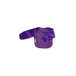 Silly Billyz - 4053232 - Bib - Long Sleeve Fleece-Violet - 18-36 months