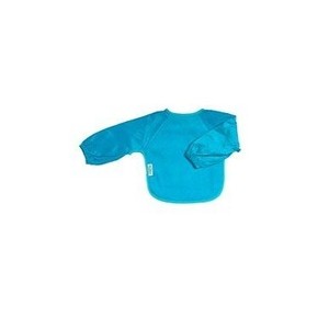 Silly Billyz - 4061111 - Bib - Long Sleeve Fleece - Aqua - 18-36 months