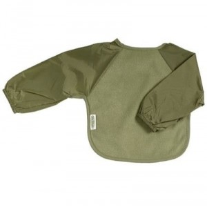 Silly Billyz - 4061818 - Bib - Long Sleeve Fleece - Olive - 18-36 months