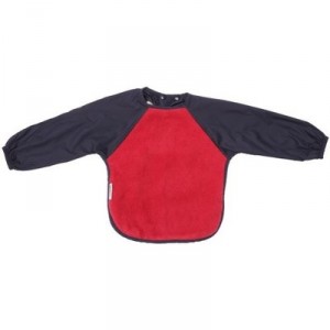 Silly Billyz - 4260406 - Bib - Long Sleeves Cotton - Red Navy - 18-36 months