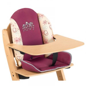 Réducteur de siège pour chaise haute à marches Zii, pink-flower