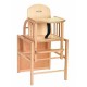 Storchenmühle - 7238.000.00 Happy-Baby II - Chaise haute à partir de 6 mois - Couleur hêtre naturel ...