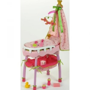 Klein - 1690 - Doll Accessories - Care Center 3 in 1 - Princess Coralie with Cradle / Bath / Change Table