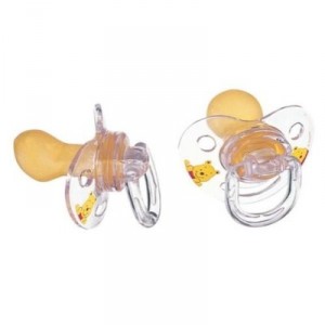 Tigex - pacifiers and teething rings - two latex pacifiers physiological