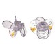 Tigex - Sucettes et Anneaux de dentition - Disney Baby - 2 Sucettes physiologiques  silicone - 6/18 mois