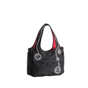 Vital Baby - 08002-78 - diaper bag "Yvonne" - Limited Edition - Black / Red (Import Germany)