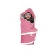 Wallaboo - WSBP303 - Couverture bébé à capuche - Rose (Import Grande Bretagne)