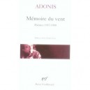 Memoire Du Vent , Poemes 1957-1990 - Adonis