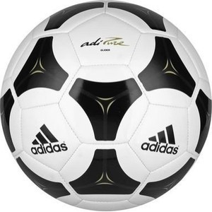 Adidas - Ballon adiPure Glider III blanc et noir - Taille 5