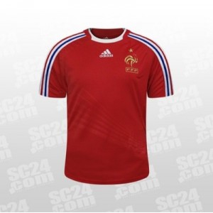 Maillot de foot Adidas Maillot Equipe de France, Extérieur 08/09