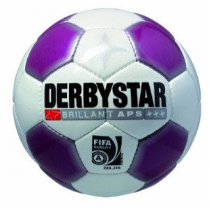 DERBYSTAR - Ballon de football - Blanc/Doré/Noir - Nouveau - 5