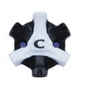 Champ Footjoy Stinger Spikes 18 Pieces Tri-Lok Golf - Noir/Blanc