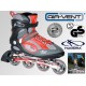 Hudora - 34940 - Rollers HD-88 - Taille 40 - Châssis Alu - roulements ABEC 5 (Import Allemagne)