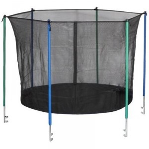 Hudora - Filet de sécurité pour trampoline Ø 305 cm - Tube Ø 25 mm