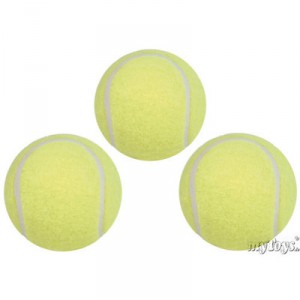 Pack of three tennis balls
