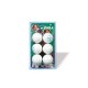 Balles de tennis de table ROSSI*, 40 mm, emballage blister de 6
