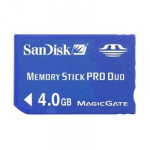 SanDisk SDMSPDR-4096 (SDMSPDR4096E10) Carte Memory Stick Duo Pro