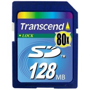 Transcend TS128MSD80 Carte SD (Secure Digital) 80x