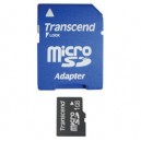 Transcend Carte Micro Secure Digital (Micro SD) - Carte Mémoire Flash - 1 Go (TS1GBMICRO-1)